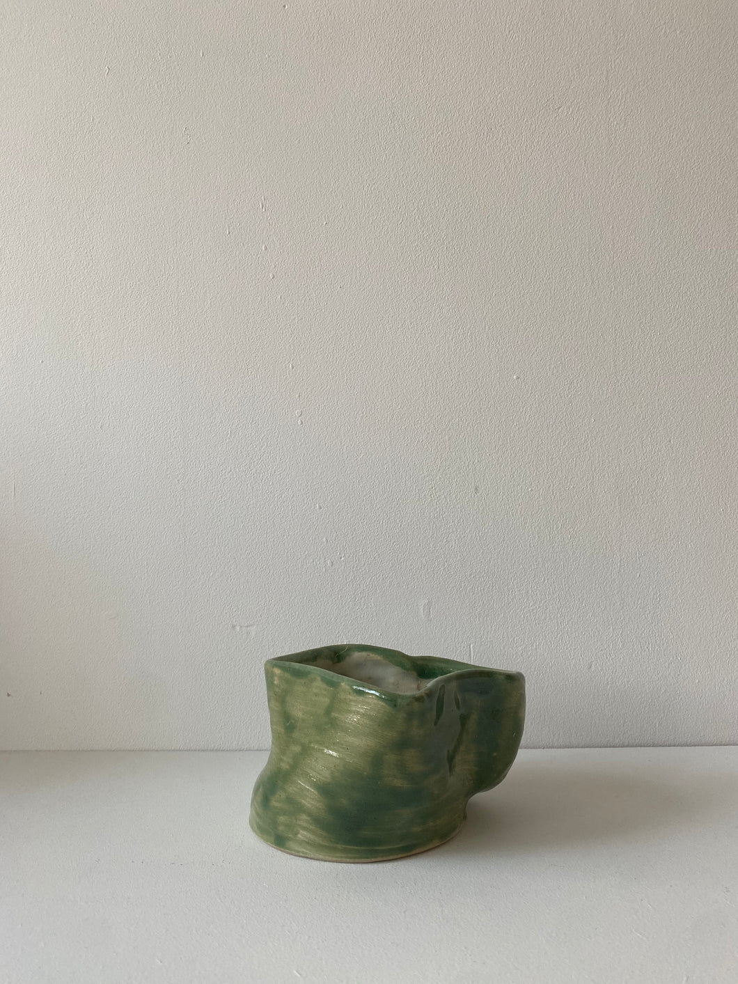 second life | bloempot, handbuilt